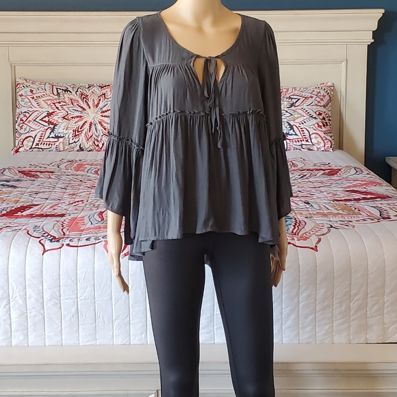 FREE PEOPLE BOHO BLOUSE SZ Sm - Picture 7 of 15